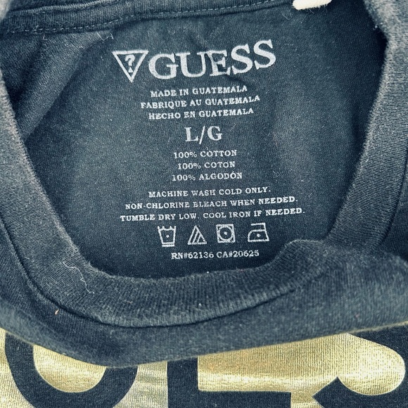 Guess Black & Gold Graphic Tee - Picture 3 of 4